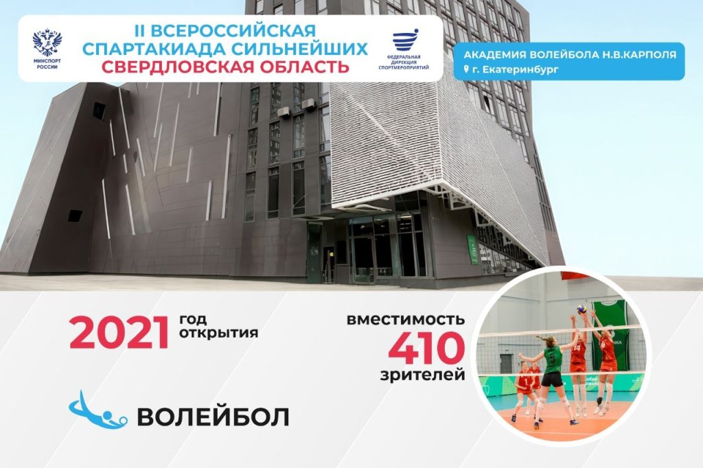 Академия волейбола Н.В.Карполя, г. Екатеринбург